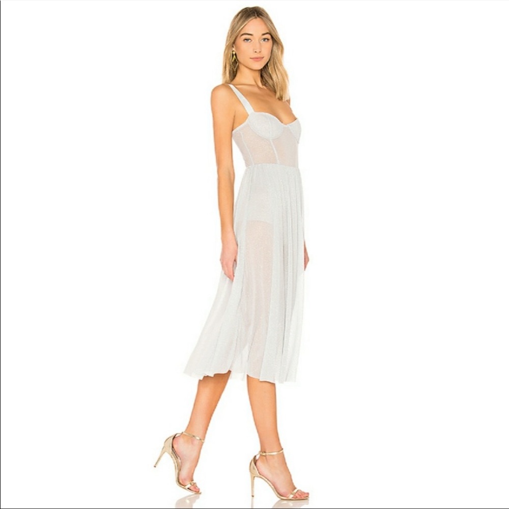 MAJORELLE Rina Dress in Plated